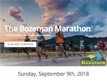 Tablet Screenshot of bozemanmarathon.com